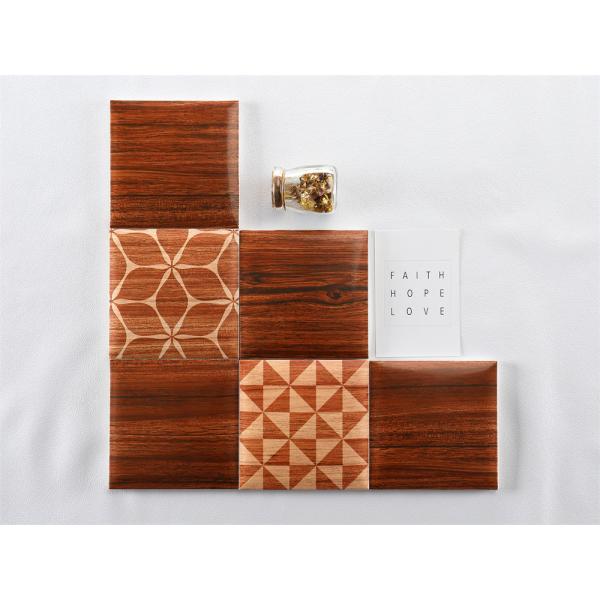 Coffee Color 152x152mm Ceramic Wall Tile for Bathroom and Office