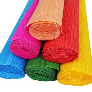 Quality Eco Friendly Paper Wrapping Roll Reusable Crepe Paper Rolls Biodegradable for sale