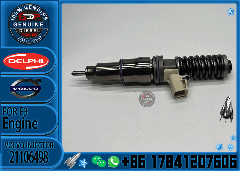 Common Rail Diesel Fuel Injector 21246331 21446260 21451295 21457950 21457951 21457952 21106498 for VOL Engine