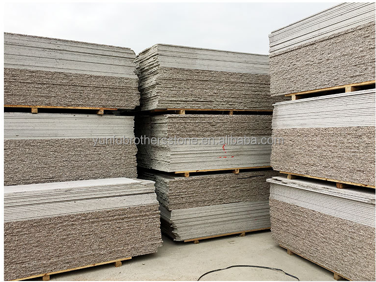 2700kg/m3 Granite Density G636 Slabs Modern Design Style for Villa Graphic Pink Porrno