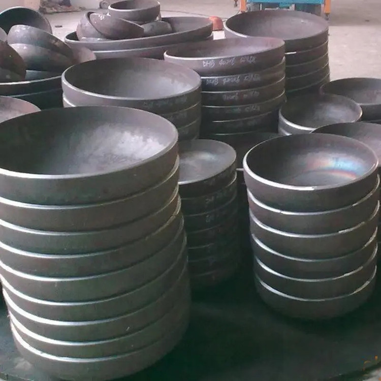 Api Certificate Carbon Steel Cap Customized Thickness Galvanized Black