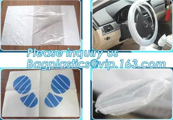 Buy Disposable plastic car seat cover universal, Industrial Disposable Wipes Synthetic Leather Car Seat Cover Synthetic Leat at wholesale prices