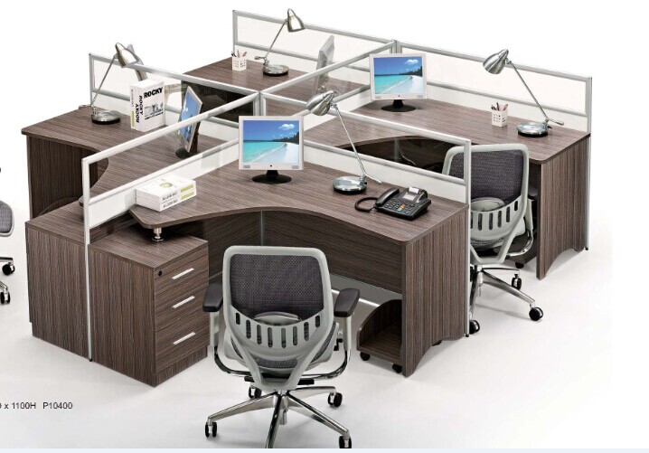 modern office panel workstation for 4 people,#JO-7025