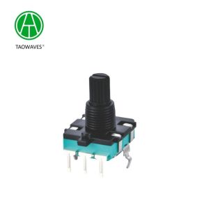 Quality Dual Rotary Encoder with Ec11 Housing and Push Switch for sale