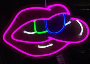 China Custom neon sign fashion trend spectacles store shopping mall magnificent displays of illuminated signs on sale