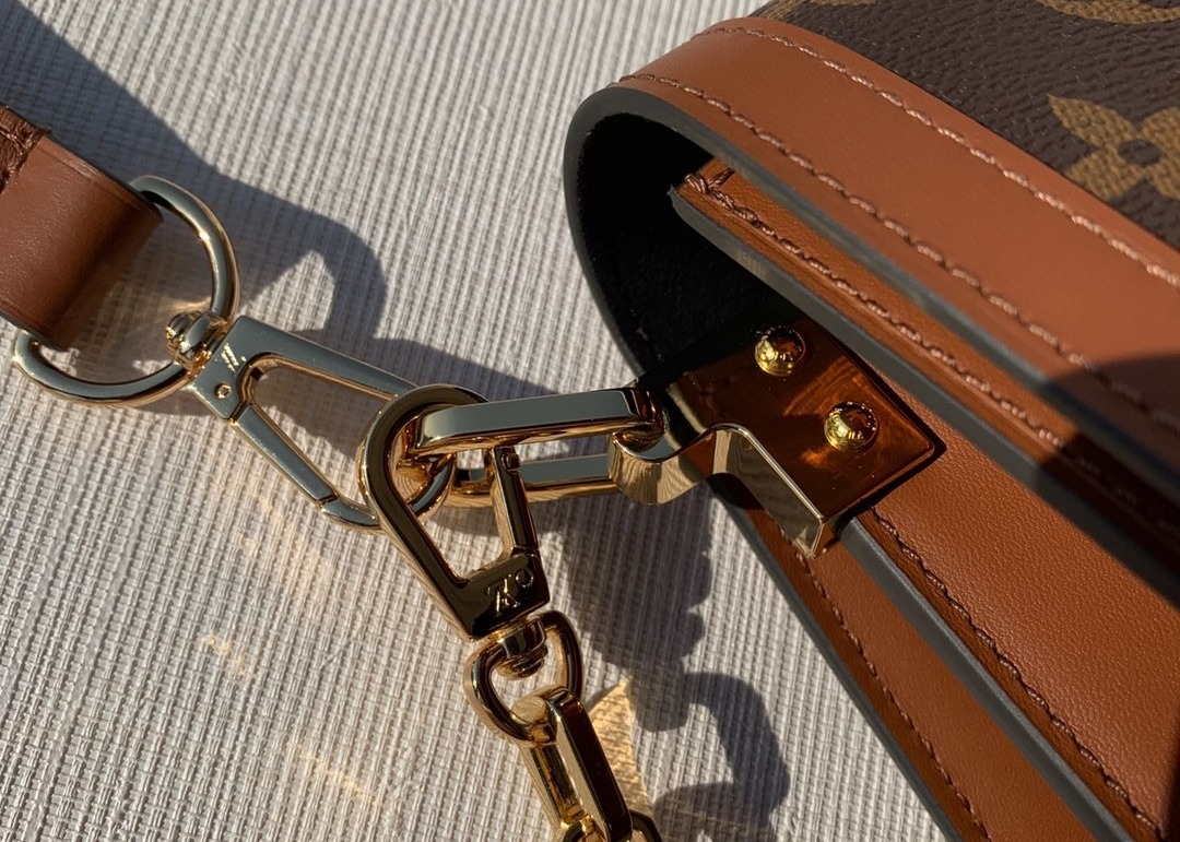 Brown Monogram Crossbody Bag