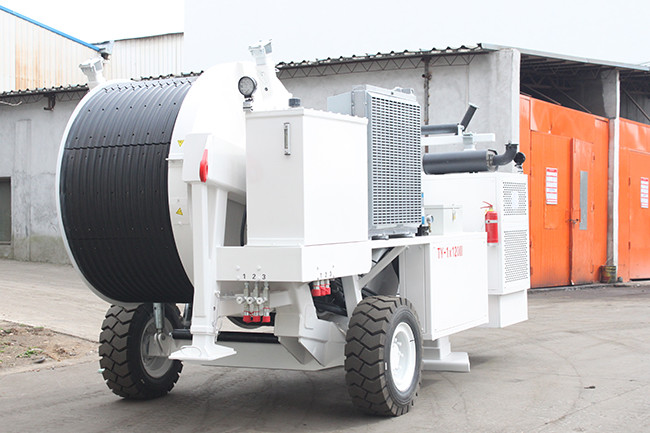 Maximum Continuous Tension 120KN Tension Stringing Equipment Hydraulic Tensioner