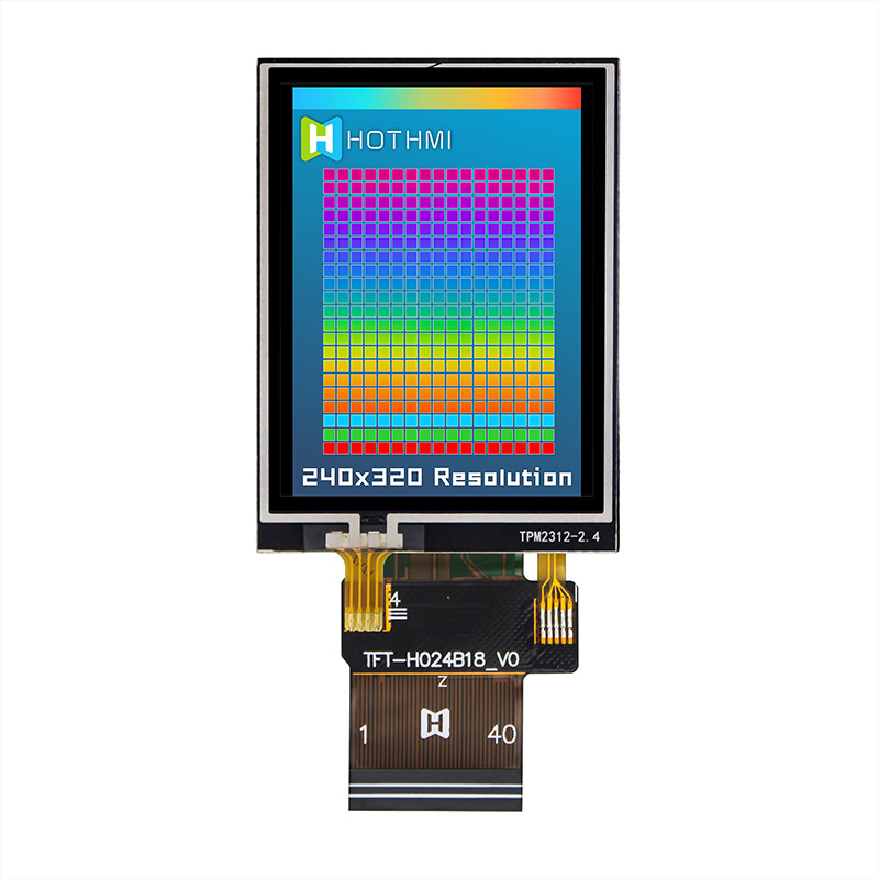 2.4 Inch IPS 240x320 TFT Display Panel ST7789V Sunlight Readable With Resistive Touch Panel