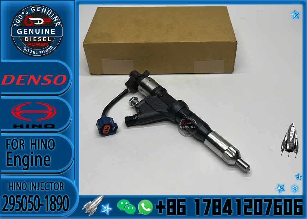 Common rail Injector 295050-1600 295050-1890 095000-5220 095000-5221 fuel injector for HION E13C 700 engine part injecto