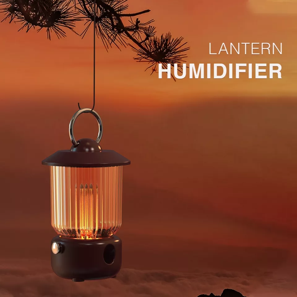 HOMEFISH Tabletop Battery Operated USB Air Humidifier 260ml