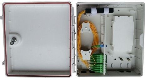 Compact Structure Optical Distribution Box Indoor Drop Cable Cabinet 2 Pcs