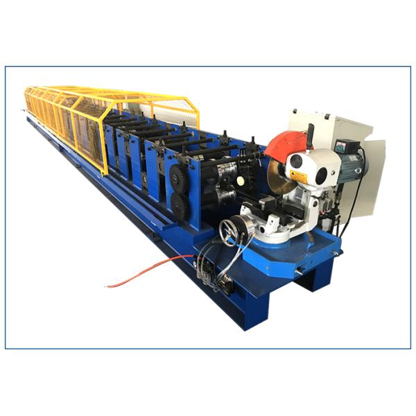 Galvanized Steel Gutter Roll Forming Machine 21 Rollers Diameter 75mm