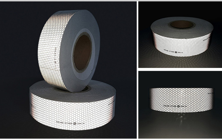 Waterproof Self Adhesive SOLAS Reflective Tape For Boats Vessel