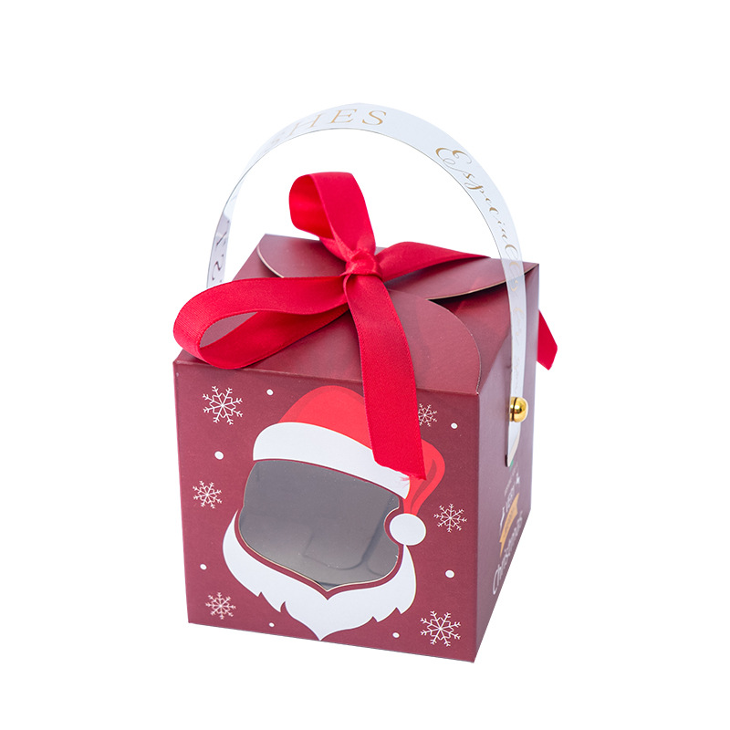 Recyclable Paperboard Customized Colorful Folding Christmas Gift Box Packaging With Logo