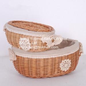 China wicker basket willow baskets storage baskets Cheristmas basket wicker bread basket on sale