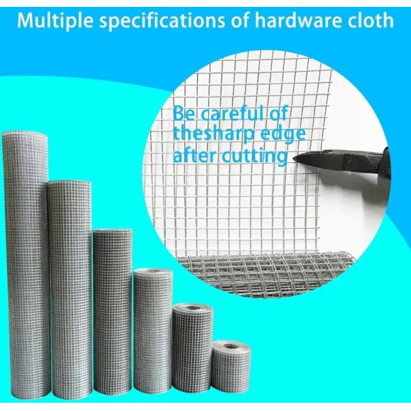 Poultry Enclosure Netting Rabbit Cage Iron Wire Mesh Farm Fence Roll Galvanized Welded Wire Mesh