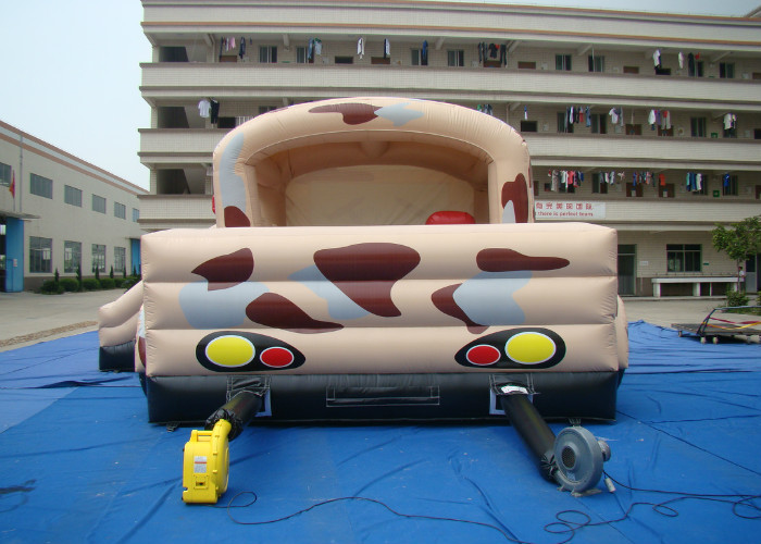 Best sale commercial inflatable truck bouncer for kindergarten waterproof PVC inflatable truck jumping house
