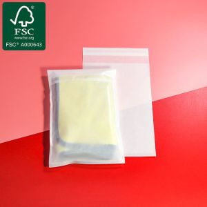 Biodegradable Glassine Paper Bag Eco Friendly Self Seal Glassine Bags Recyclable