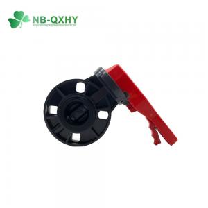 Quality Manual Driving Mode Medium Pressure UPVC Plastic Butterfly Valves for Water Supply for sale