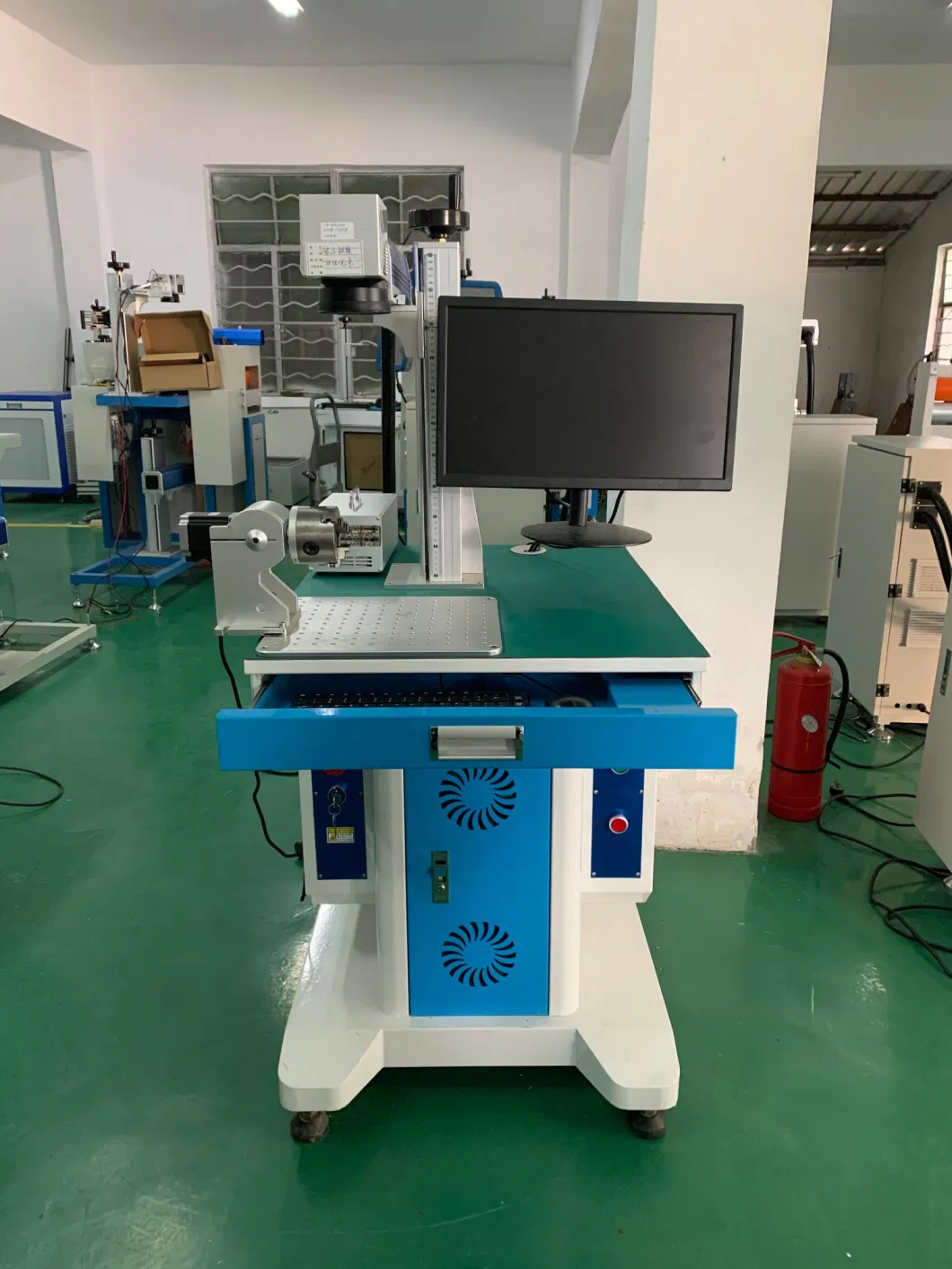 Automatic Profile Laser Printer Fiber Laser Machine with Multi Options for All Metallic Materials and Most Non-Metallic Materials