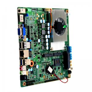 Quality J1800 Industrial Mini Itx Motherboard Fanless With Dual Display 6com Port for sale