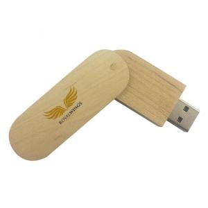 Quality Small Wooden Promotional USB Flash Drive Cheap Disk Logo customized for sale