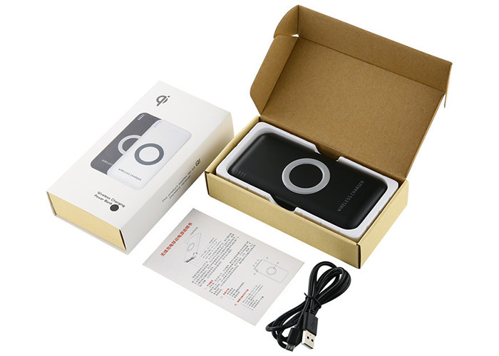 White Magnetic Wireless Power Bank Portable Quick Charge 10000mAh