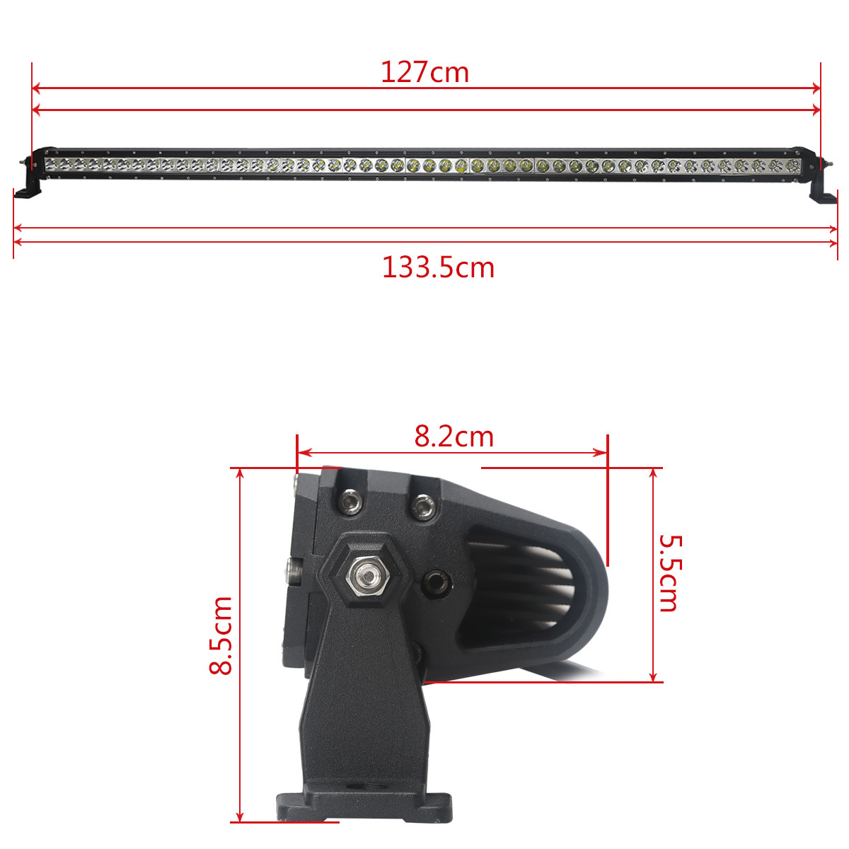 F Style 240W 5W 48LED CREE LED LIGHT BAR 6000K 10-30V Spot beam, Flood Beam, Combo Beam