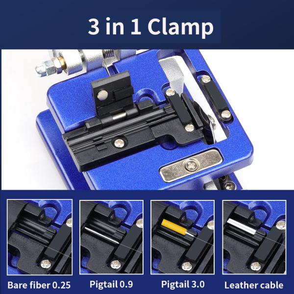 Cold Connection Fiber Optic Cleaver , FTTH Tool Kit Fiber Optic Cable Cleaver