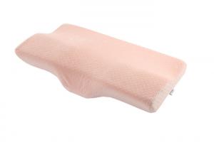Quality Butterfly Slow Rebound Memory Foam Pillow Contour Neck Support In Pink Color for sale