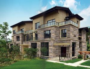 Quality Grade AAA Beige Blue Exterior Stone Wall Tile 200x400mm for sale