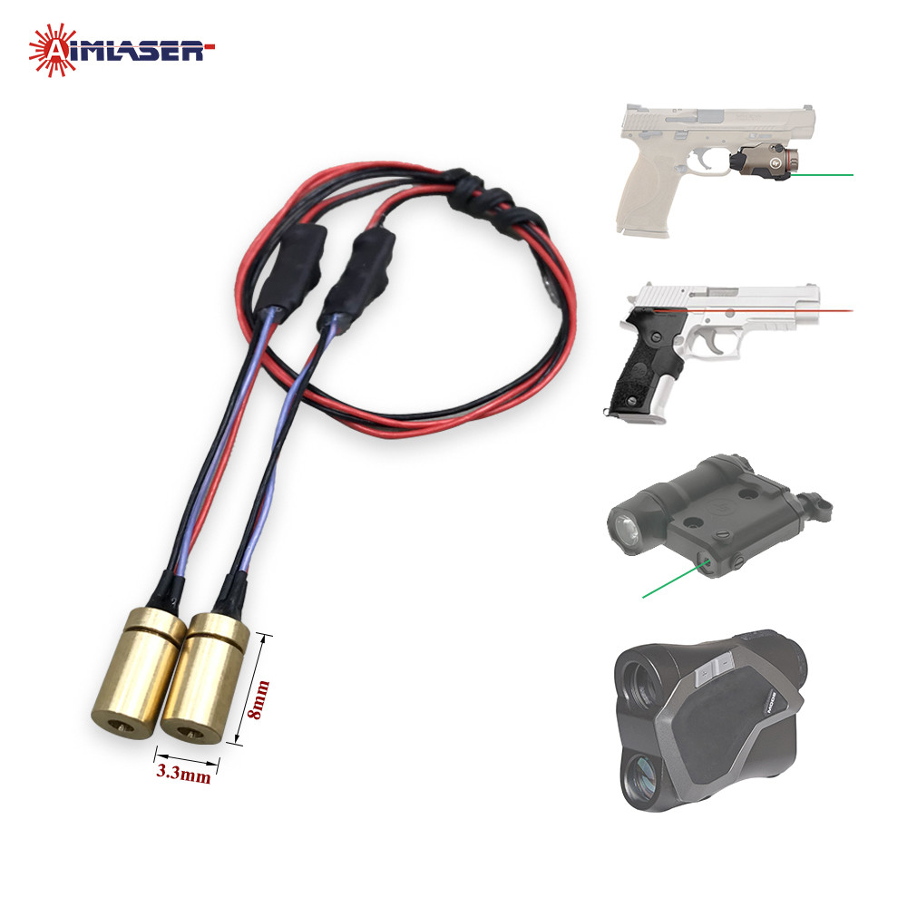 Laser Guns Mini Laser Diode Modules 450nm 520nm 650nm 780nm 850nm Blue Green Red IR Pistol and Rifle Laser Source