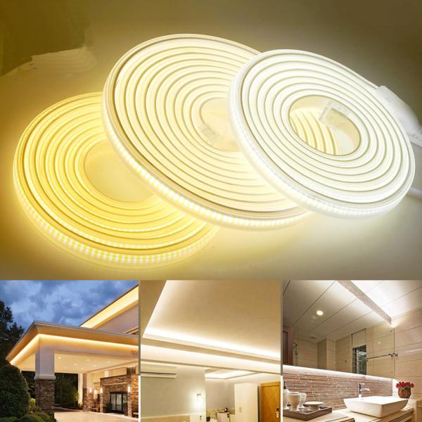 280leds / meter 12v 24v 220v Rgbw Cob Light Strip Cob Led Strip Length 50Meters/roll