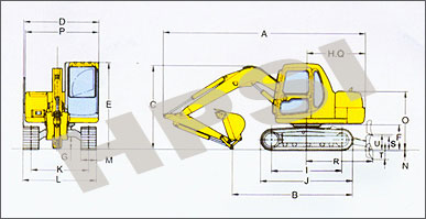 LISHIDE Excavator 0.22m3 SC60.8