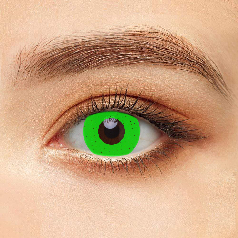 Soft Color Cosplay Red Contact Lenses Halloween Eye 14.5mm dia