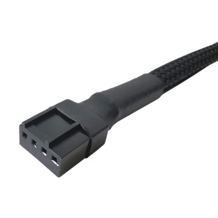 Motherboard CPU 4 PIN Connector PC Case Temperature Control Cooling Fan Y Splitter Extension PWM Cable