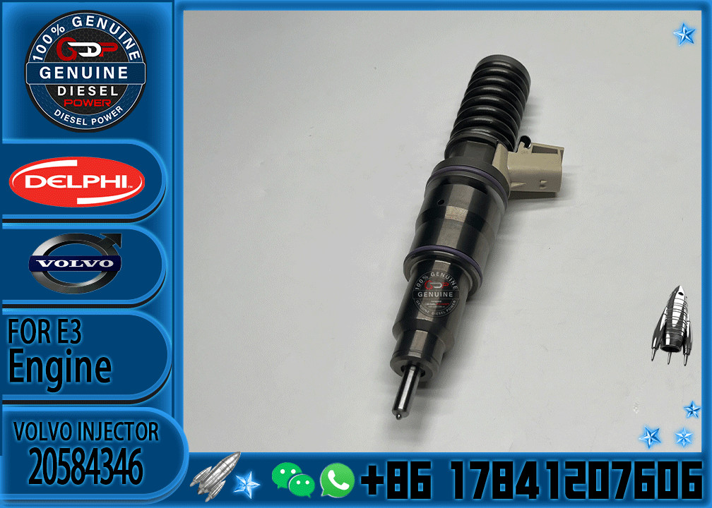 Diesel Engine Fuel Common Rail Injector 20584346 85000498 7420972224 20972224 7421340612 BEBE4D08002 For VOL
