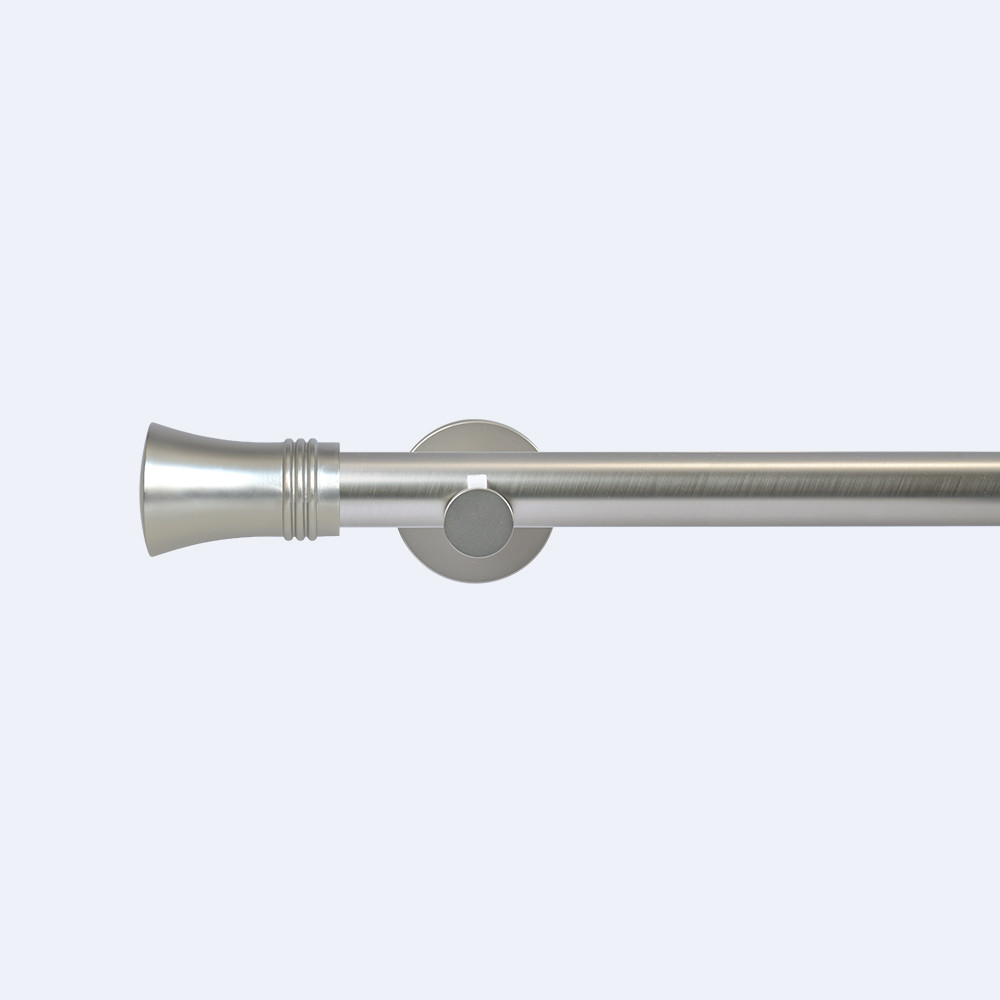 Aluminum Alloy Chef Hat Finial 1.8-Meter Pole Curtain Rod For Hotel or Cafe