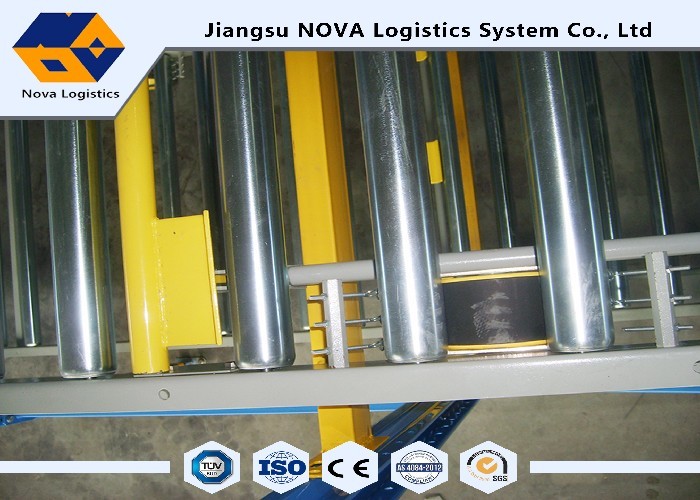 Q235B Pre Galvanized Gravity Pallet Racking System For Logistic Warehouse