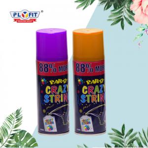 Quality European Standard Crazy String Spray Party Decoration Silly String Spray Free Sample for sale