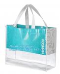 promotion gloss lamination shopping bag,non woven bag with custom logo,