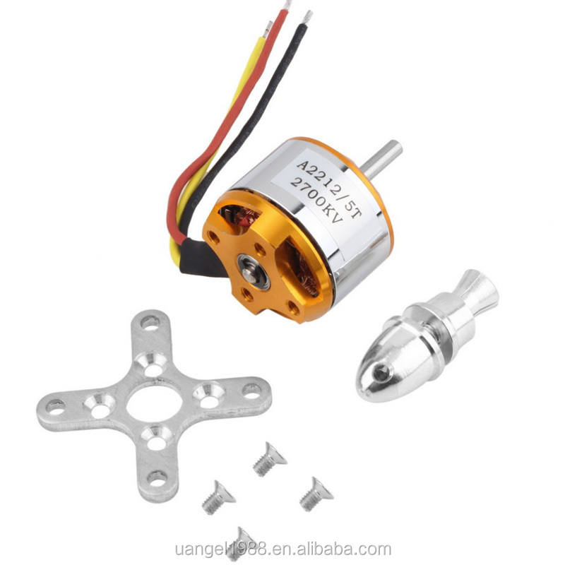 Metal RC Toy Accessories RC Plane Brushless Motor 2200KV 2450KV 2700KV