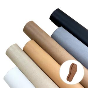 Quality Breathable Faux Leather Shoe Lining PU Coated Sweat Absorbent for sale