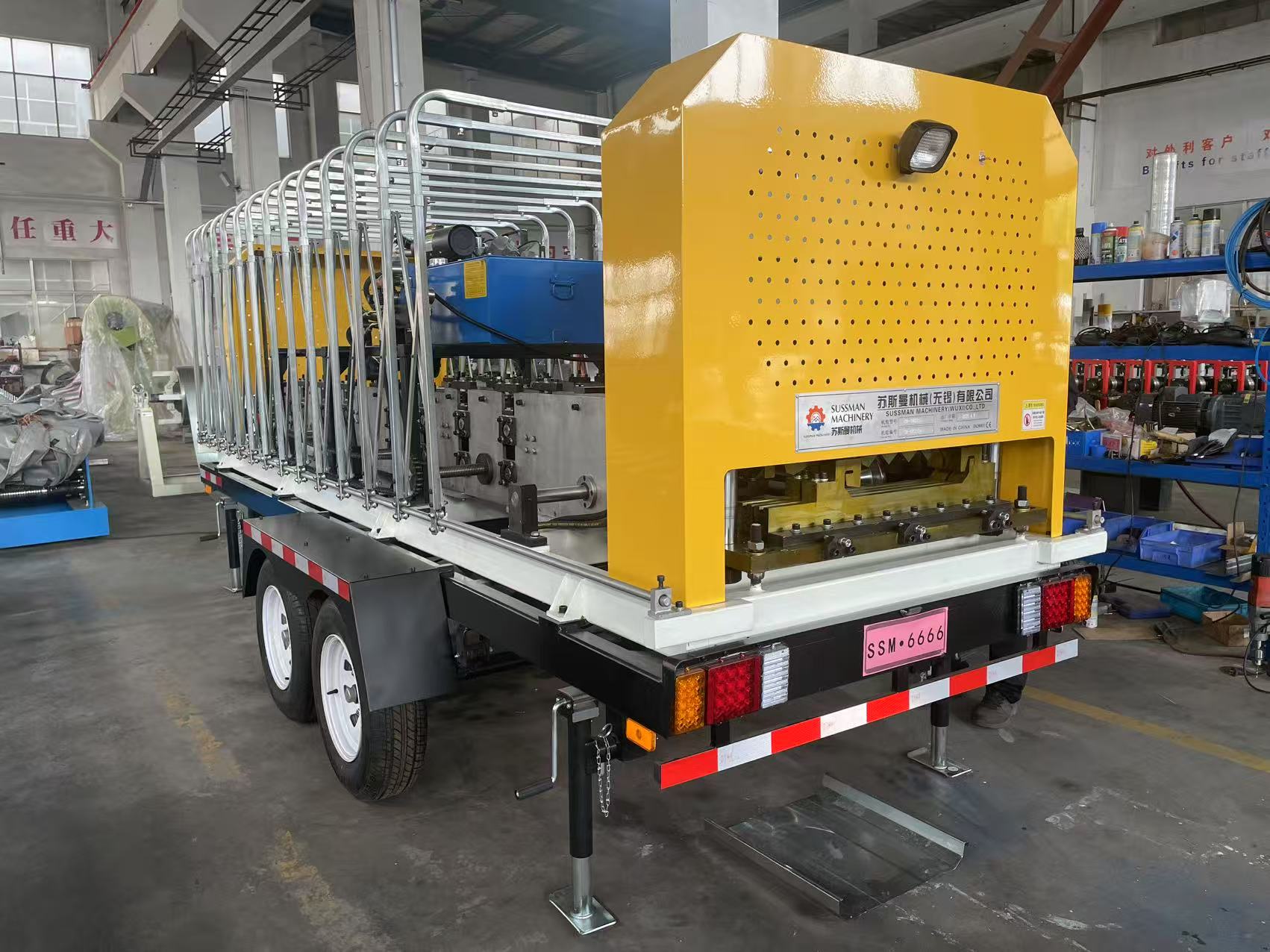 18'' Wide KR18 Standing Seam Forming Machine On Site