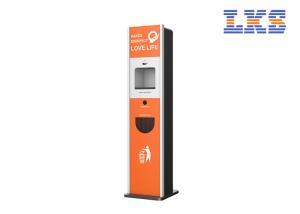China High Efficiency Disinfectant Soap Dispenser Stand with LCD Display on sale