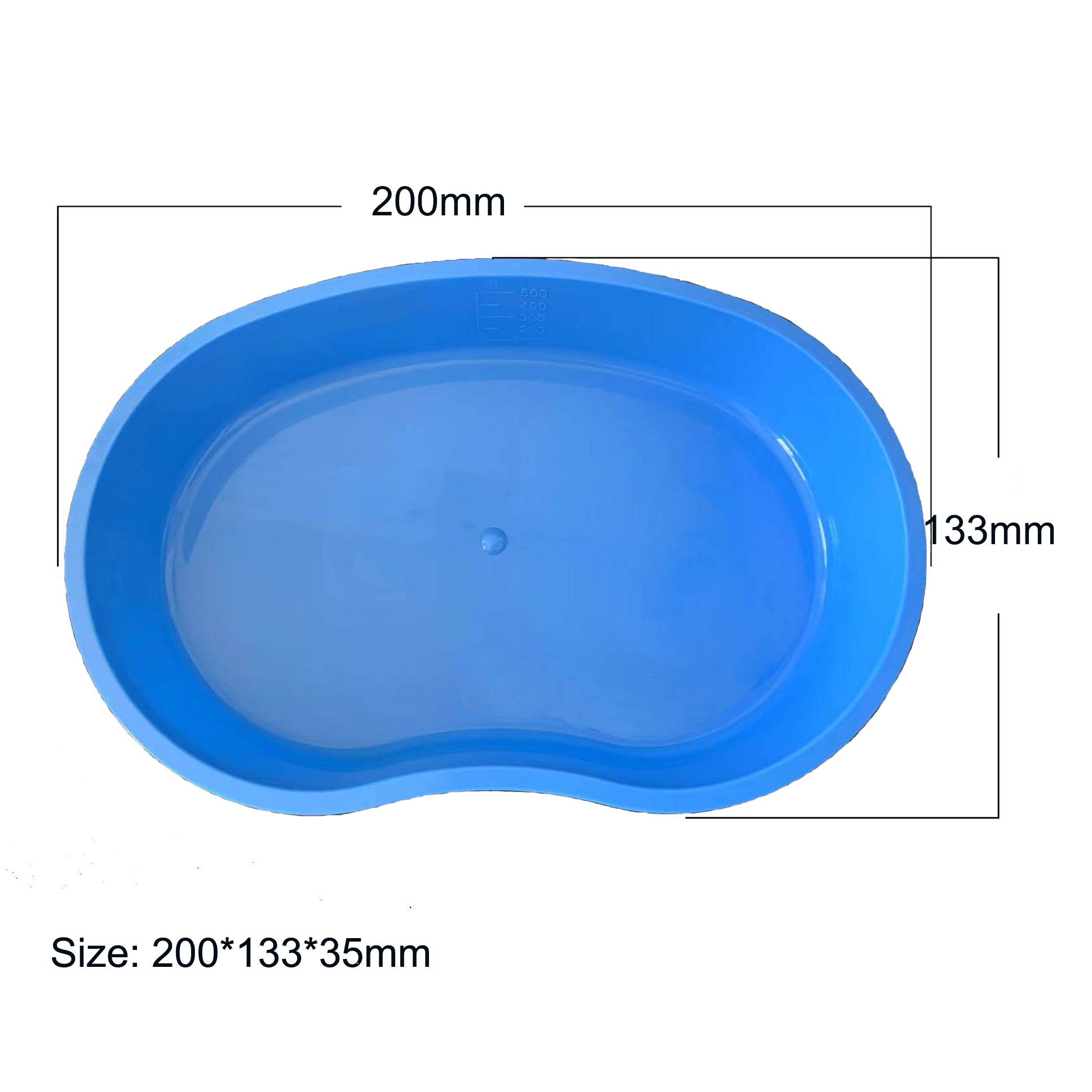 Plastic Kidney Dish Surgical Bowl PP Medical Tray