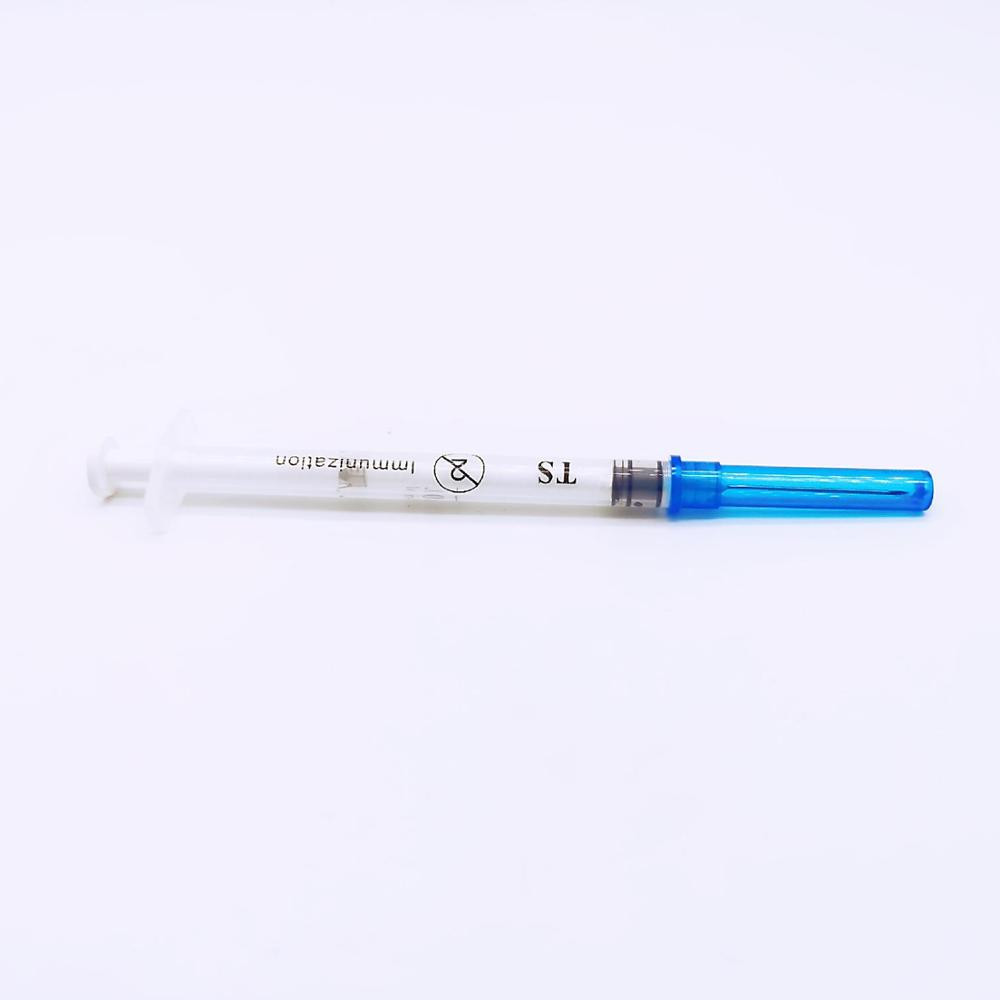 CE FDA510K Auto-disable Syringe With Needle ZH-A 0.05ML 0.1ML 0.5ML 1ML