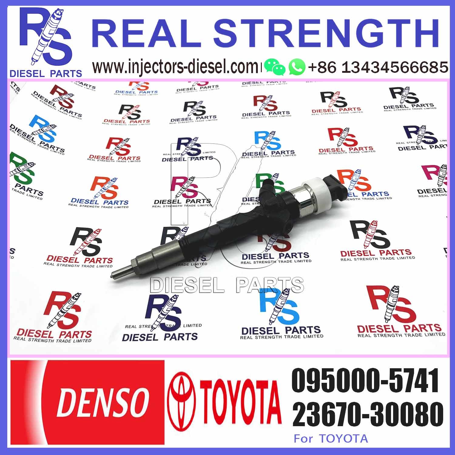 Hot 2KD-FTV Diesel Fuel Injector 23670-30310 DENSO 9709500-780 095000-7800 For DENSO TOYOTA HILUX 2.5L