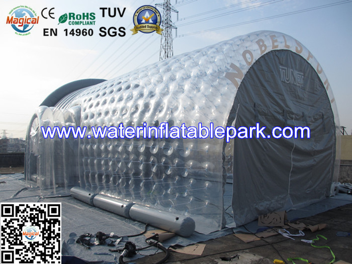 Outside Sealed Air Inflatable Tent For Outdoor Activity , 0.6mm PVC Tarpaulin