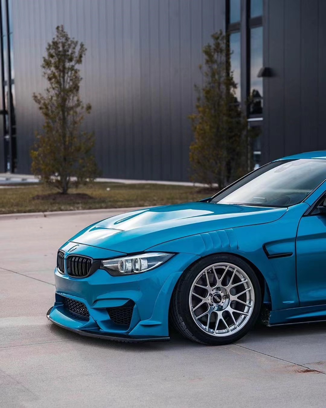 For BMW M3 M4 F80F82 Carbon Fiber Body Kit M3 M4 F80F82 Upgraded Carbon Fiber Front Lip Front Spoiler